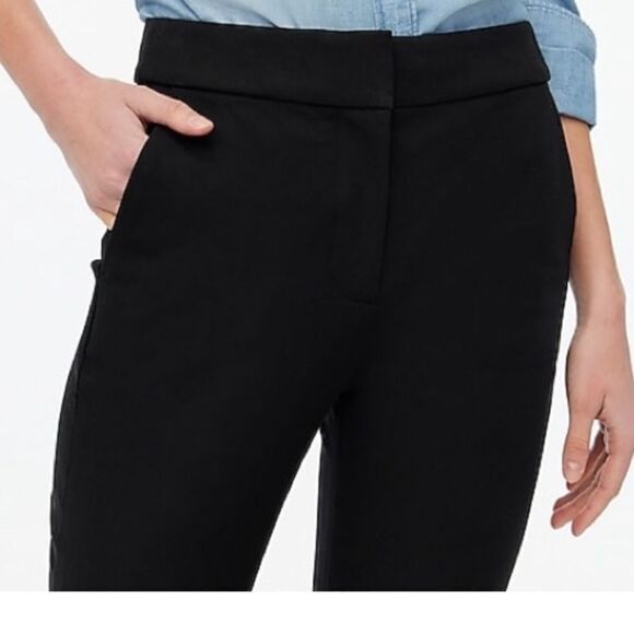 J.Crew‎ Kelsey Kickout Pant Cotton Flare Pant Black Sz6T NWT IN PACKAGING - Picture 3 of 6